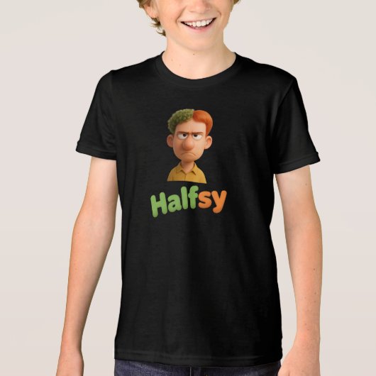 HALFSY STYLE Tri-Blend SHIRT (Voorkant)