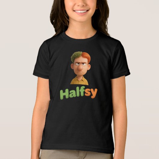 HALFSY STYLE Tri-Blend SHIRT (Voorkant)