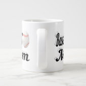 Halftekst van honkbal mam Giant Coffee Mok (Achterkant)