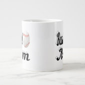 Halftekst van honkbal mam Giant Coffee Mok (Voorkant)