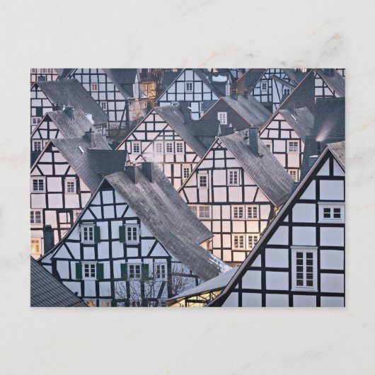 Halftijdwoningen in Freudenberg, Duitsland Briefkaart (Voorkant)