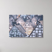 Halftijdwoningen in Freudenberg, Duitsland Canvas Afdruk (Voorkant)
