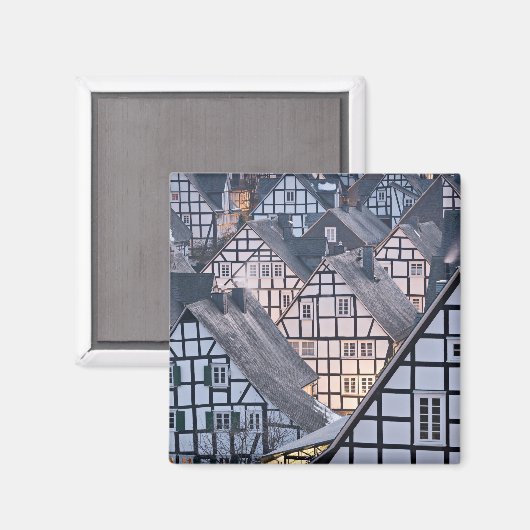 Halftijdwoningen in Freudenberg, Duitsland Magneet (Voorkant / Achterkant)