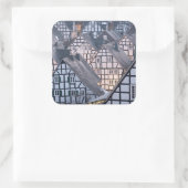 Halftijdwoningen in Freudenberg, Duitsland Vierkante Sticker (Tas)