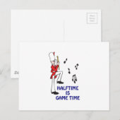 HALFTIME GAMTIJD BRIEFKAART (Voorkant / Achterkant)