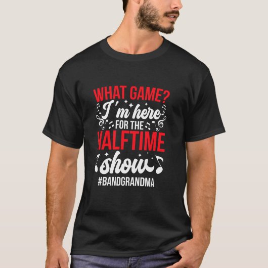 Halftime Show Band Grandma Marching Band Grandmoth T-shirt (Voorkant)