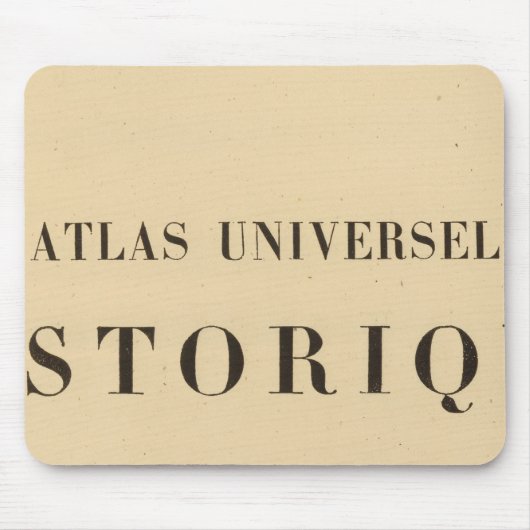 Halftitel Atlas universelehistorique Muismat (Voorkant)