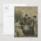 Halftitel Colton's atlas van de wereld Briefkaart (Voorkant / Achterkant)