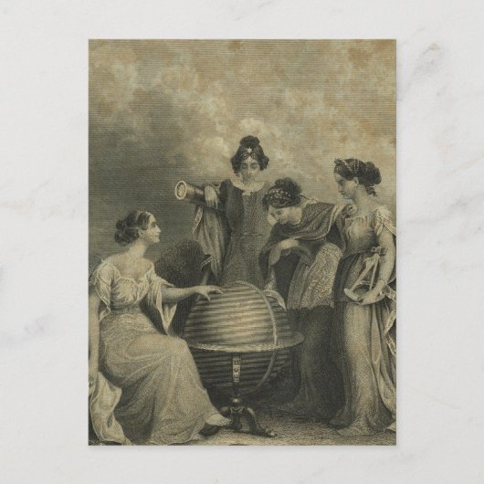 Halftitel Colton's atlas van de wereld Briefkaart (Voorkant)