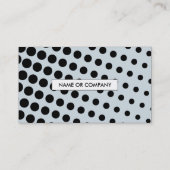 halftone bloemen visitekaartje (Achterkant)