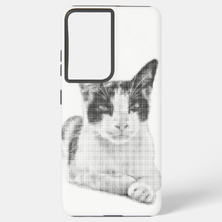 Halftone Calico Charm Samsung Galaxy Hoesje