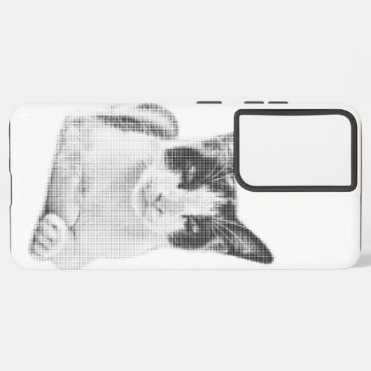 Halftone Calico Charm Samsung Galaxy Hoesje (Linkerkant)