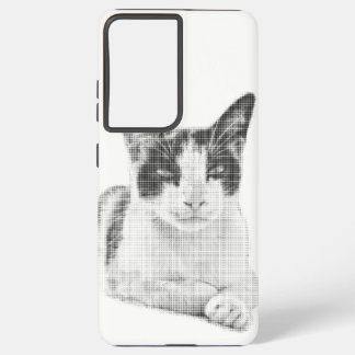 Halftone Calico Charm Samsung Galaxy Hoesje