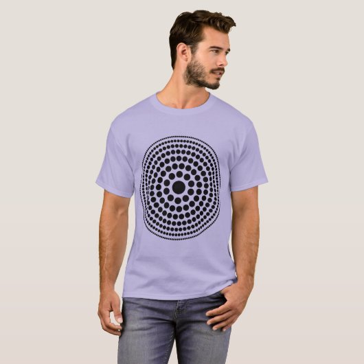 Halftone Circle 01 T-shirt (Voorkant volledig)