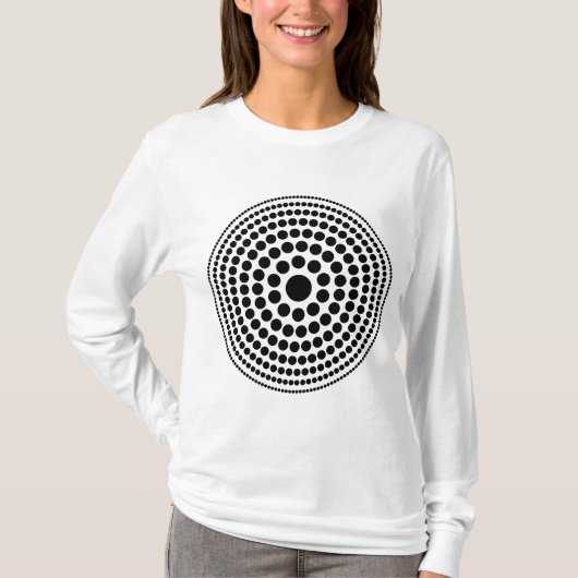 Halftone Circle 01 T-shirt (Voorkant)