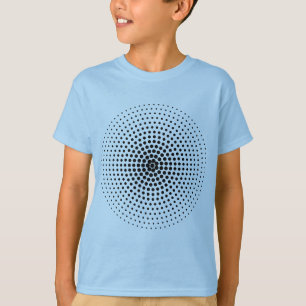 Halftone Circle 03 - zwart T-shirt