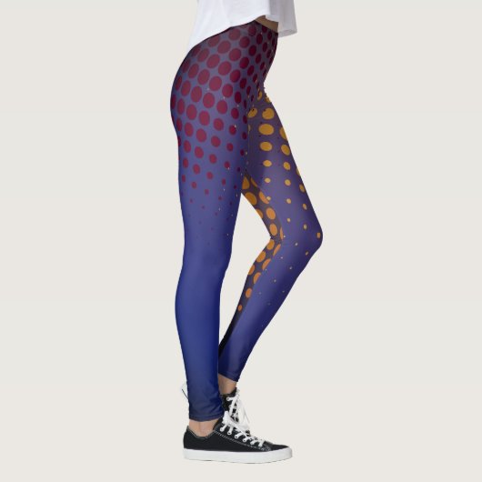 Halftone Comic Book-Leggings in Wonder-stijl Halft Leggings (Rechts)