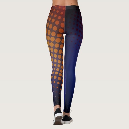 Halftone Comic Book-Leggings in Wonder-stijl Halft Leggings (Achterkant)