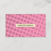 halftone cupcake visitekaartje (Achterkant)