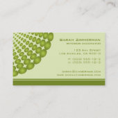 Halftone Designer Limoen Visitekaartje (Achterkant)