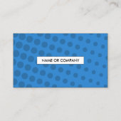 halftone drums visitekaartje (Achterkant)