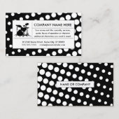 halftone drums visitekaartje (Voorkant / Achterkant)