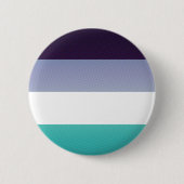 halftone georiënteerde aroace pride knop ronde button 5,7 cm (Voorkant)