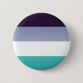 halftone georiënteerde aroace pride knop ronde button 5,7 cm