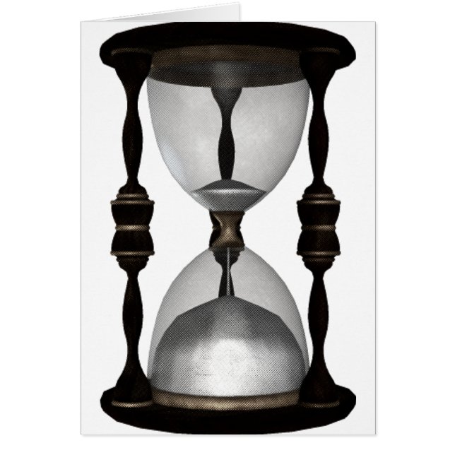 Halftone Hourglass Sand Timer (Voorkant)