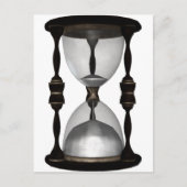 Halftone Hourglass Sand Timer Briefkaart (Voorkant)