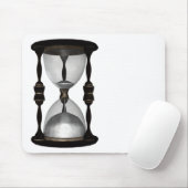 Halftone Hourglass Sand Timer Muismat (Met muis)