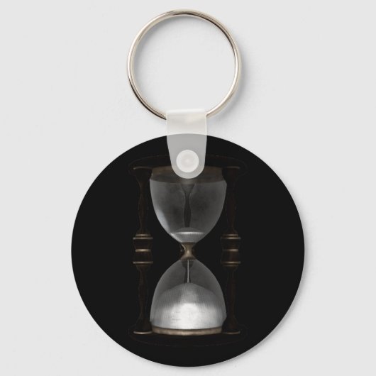 Halftone Hourglass Sand Timer Sleutelhanger (Voorkant)