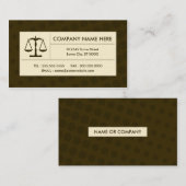 halftone Justice scale Visitekaartje (Voorkant / Achterkant)