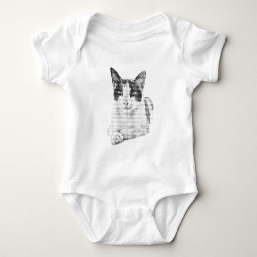 Halftone Kat Romper (Voorkant)