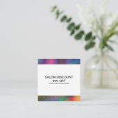 Halftone kleuren | Korting op Kaarten Vierkante Visitekaartje (Staand voorkant)