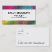 Halftone kleuren visitekaartje (Voorkant / Achterkant)