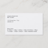 Halftone kleuren visitekaartje (Achterkant)