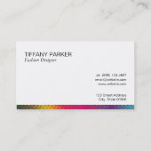 Halftone kleuren visitekaartje (Achterkant)