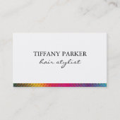 Halftone kleuren visitekaartje (Voorkant)