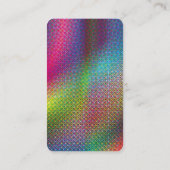 Halftone kleuren visitekaartje (Achterkant)