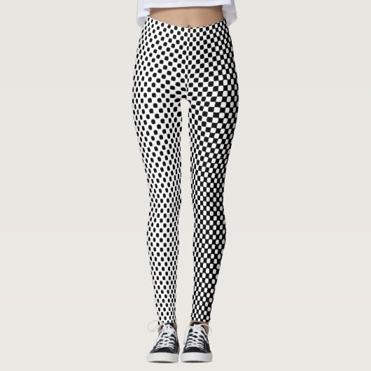 Halftone Leggings van de Gradiënt van het Patroon (Voorkant)