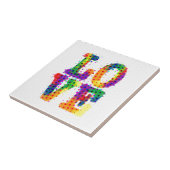 Halftone Love Tegeltje (Zijkant)