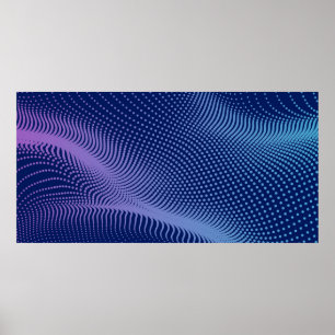  halftone mesh-effect. Vibrant abstract bac Poster