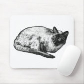 Halftone-muse, feestelijk bureau muismat (Met muis)