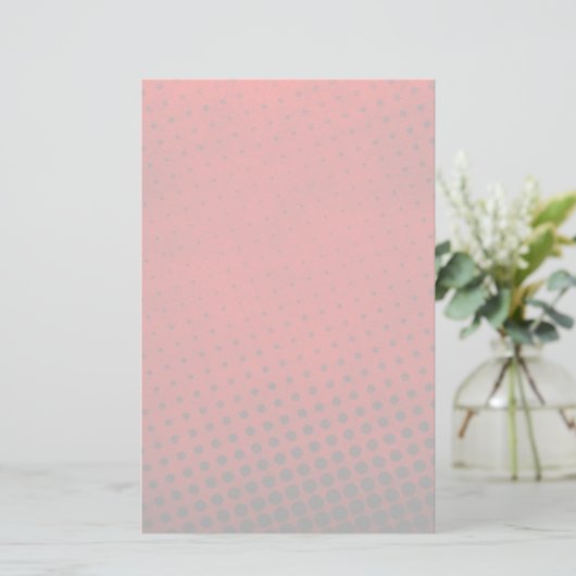 Halftone patroonachtergrond briefpapier (Staand voorkant)