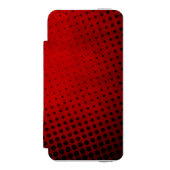 Halftone patroonachtergrond incipio iPhone portemonnee hoesje (Voorkant Agenda)