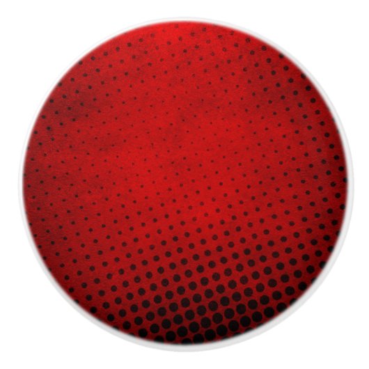 Halftone patroonachtergrond keramische knop (Voorkant)