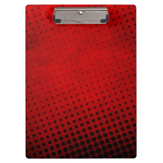 Halftone patroonachtergrond klembord (Voorkant)