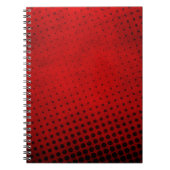Halftone patroonachtergrond notitieboek (Voorkant)