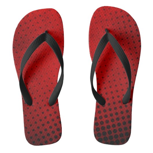 Halftone patroonachtergrond teenslippers (Voetbed)